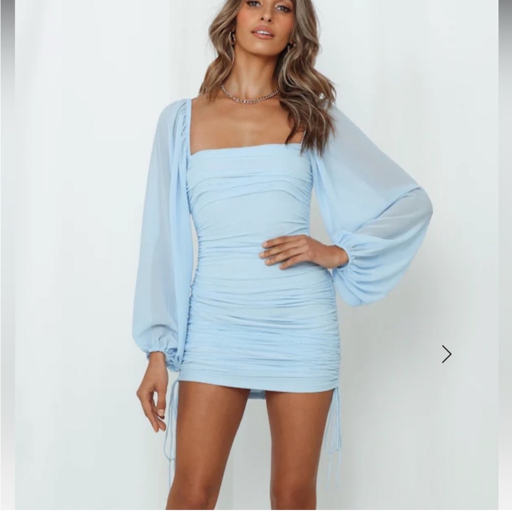Hello Molly NWT Blue Mini Dress